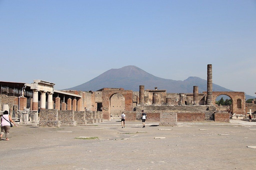 Pompeii Forum & Vesuvius