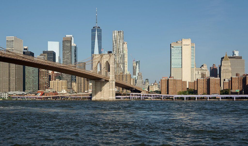 Brooklyn Bridge and Lower Manhattan