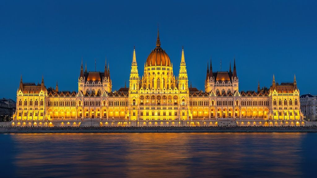 Hungarian Parliament on the Danube, Budapest