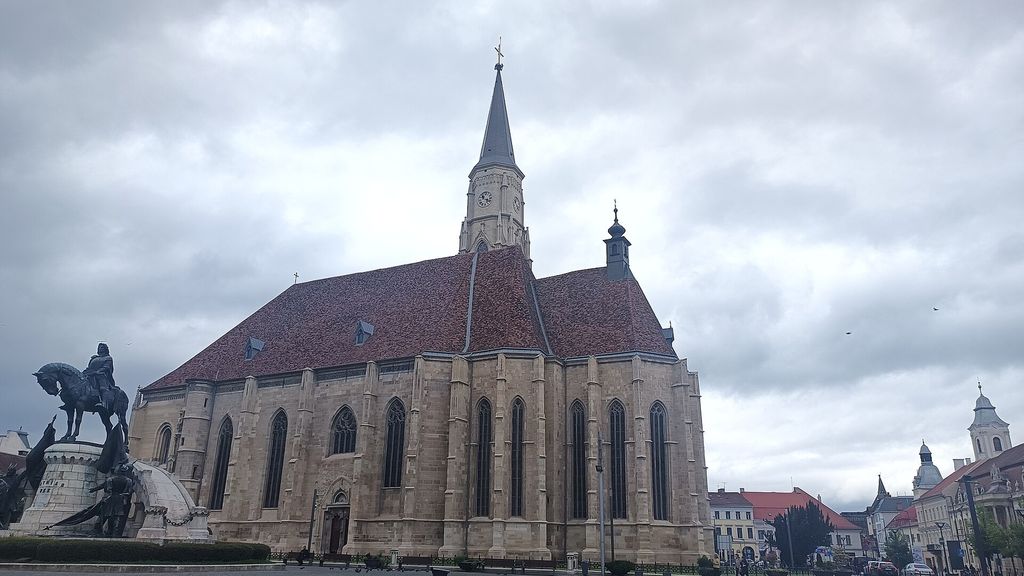 St. Michael's Church on Unirii Square, Cluj-Napoca