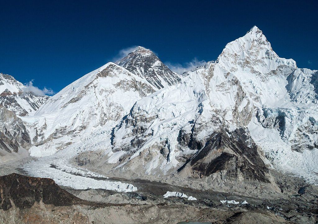 Everest and the Khumbu Icefall