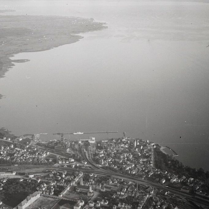 Friedrichshafen from the air, 1934