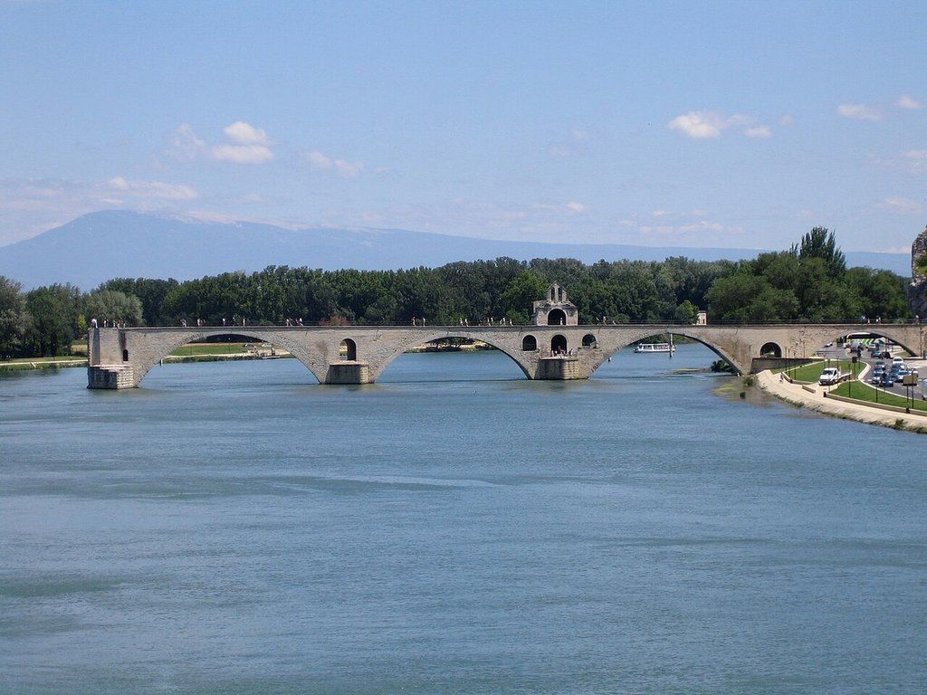 Pont d'Avignon on the Rhône