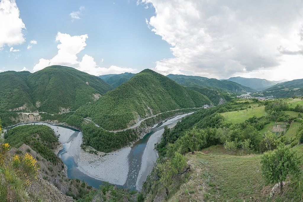 Trebbia valley near Brugnello