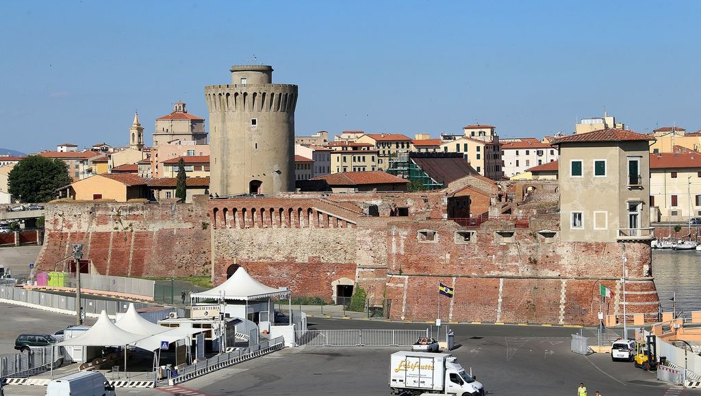 Fortezza Vecchia and the old port, Livorno