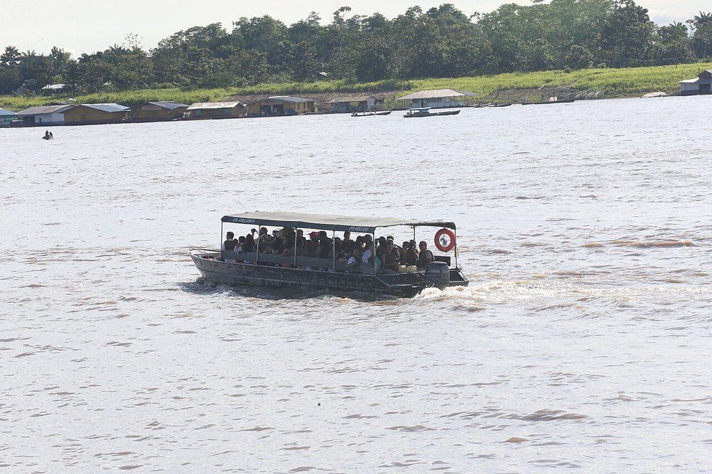Riverboat on the Amazon at Leticia