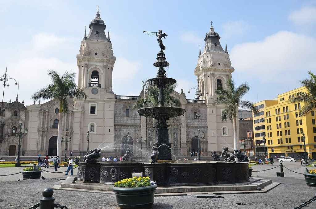 Cathedral and Plaza Mayor, Lima