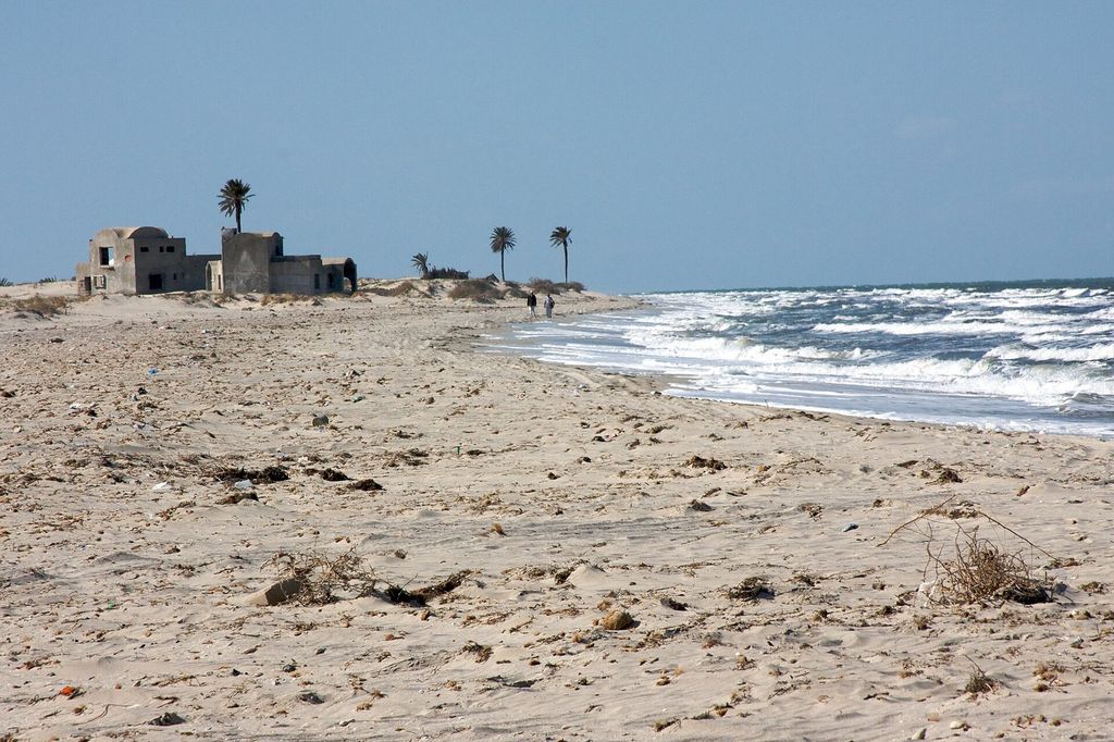 Beach on Djerba, Tunisia
