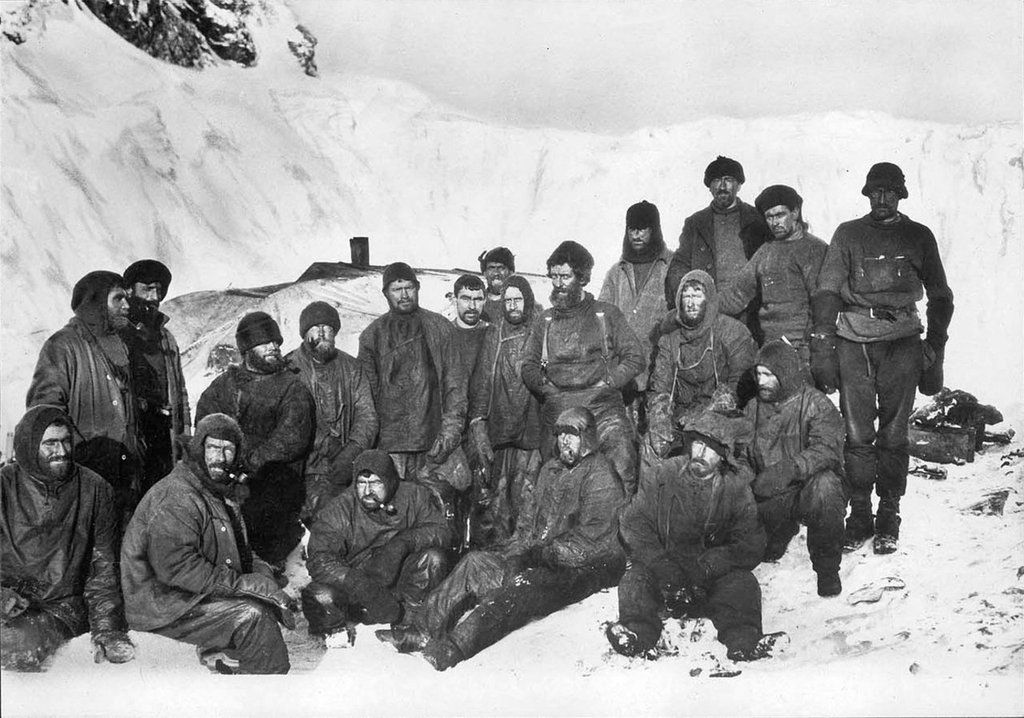 The castaways on Elephant Island, 1916